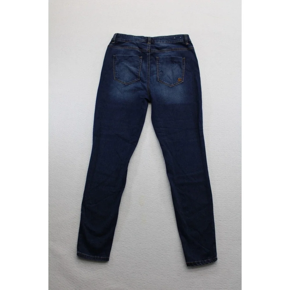 Women's Skinny Jeans Size 11 W30 L29 Dark Wash Stretch Denim Mid Rise